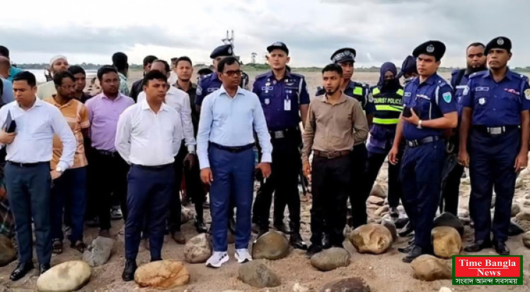 দায়িত্ব গ্রহণের প্রথম দিন সাদা পাথর পরিদর্শনে : ডিসি সারওয়ার